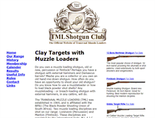 Tablet Screenshot of muzzleloader.co.za